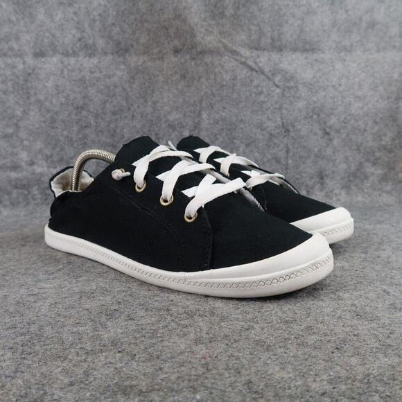 Time and Tru Shoes Women 10 Scrunchback Sneaker Slip On Casual Memory Foam Black - Picture 1 of 13
